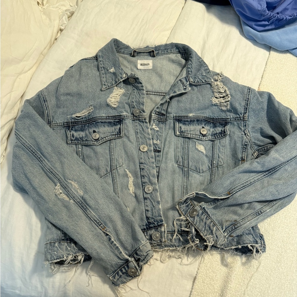 Hudson Jeans Distressed Jean Jacket